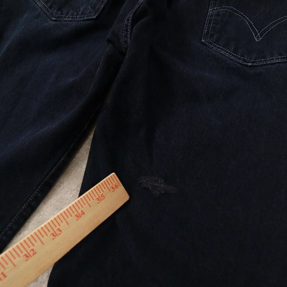 Vintage Levis 501‎ XX Men's Y2K 2003 Dark Blue Denim Jeans size 36x32 act 34x32